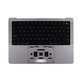 Oberer Tastaturrahmen für MacBook Pro 14", A2918 (2023), mit US-Tastatur und Akku, Space Black, 661-37958, Genuine Apple