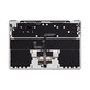 Oberer Tastaturrahmen für MacBook Air 13", A3113 (2024), mit US-Tastatur und Akku, Silver, 661-40228, Genuine Apple