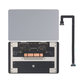 Kompletter Trackpad für MacBook Air 13", A3113 (2024), Space Gray, 661-40274, Genuine Apple