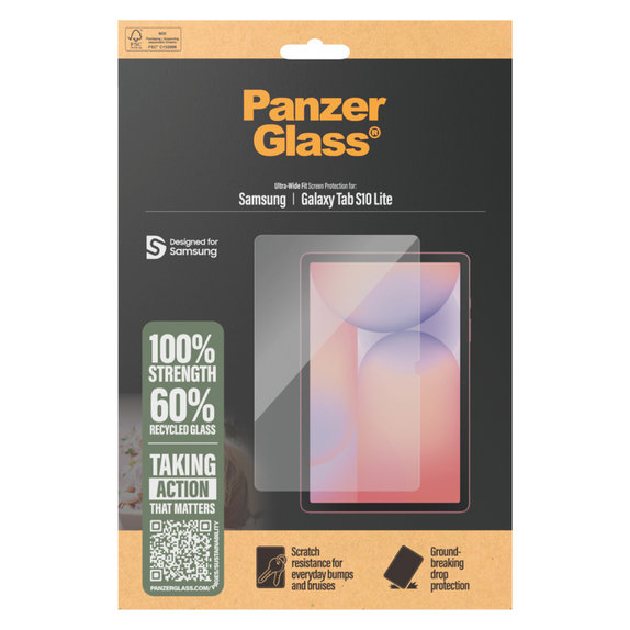 Panzerglas UWF für Samsung Galaxy Tab S10 Lite, Klar, PanzerGlass