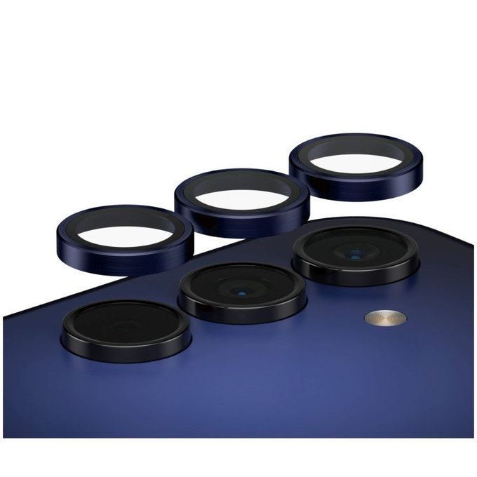 Kameralinsenschutz Hoops für Samsung A15/A15 5G, Blau/Schwarz, PanzerGlass