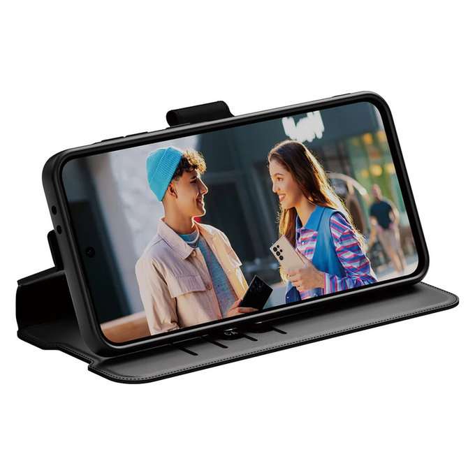 Hülle Wallet Kickstand für Samsung Galaxy A56 5G, Schwarz, PanzerGlass