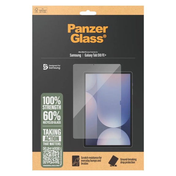 Panzerglas UWF für Samsung Galaxy Tab S10 FE+, Klar, PanzerGlass