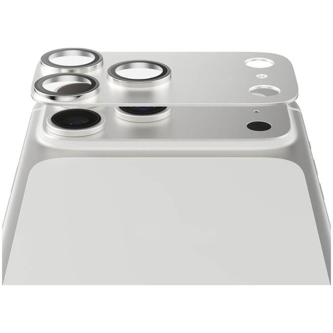 Fender Kameraobjektivschutz für iPhone 17 Pro, Silber, PanzerGlass