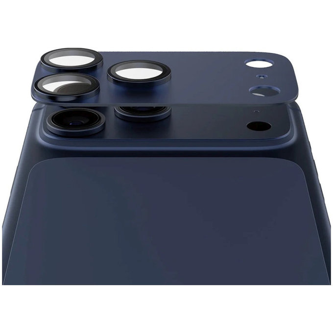 Fender Kameraobjektivschutz für iPhone 17 Pro Max, Blau, PanzerGlass