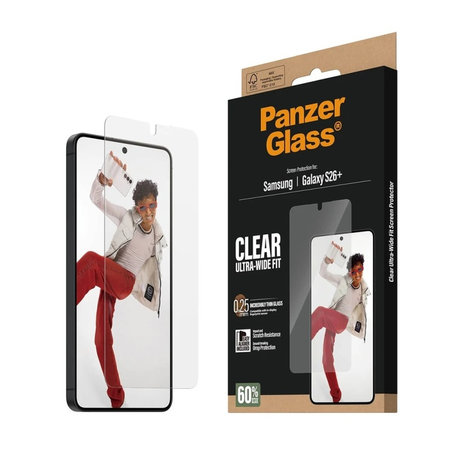 PanzerGlass - UWF Panzerglas mit Applikator für Samsung Galaxy S26+, klar