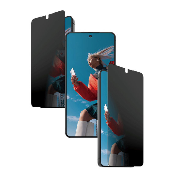 PanzerGlass - UWF 2-Way Privacy Panzerglas mit Applikator für Samsung Galaxy S26, klar