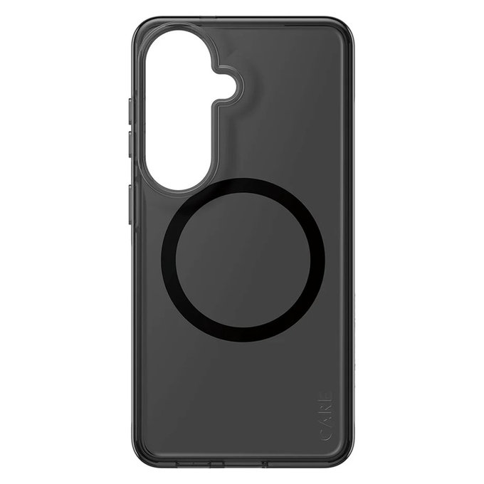 Hülle Smokey mit schwarzem QI für Samsung Galaxy S26, Schwarz, PanzerGlass