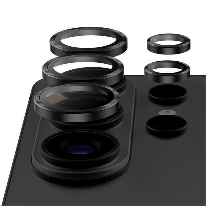 Hoops Ceramic II Kameraobjektivschutz für Samsung S26 Ultra, Schwarz, PanzerGlass