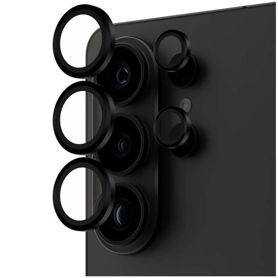 Hoops Kameraobjektivschutz für Samsung S26 Ultra, Schwarz, PanzerGlass