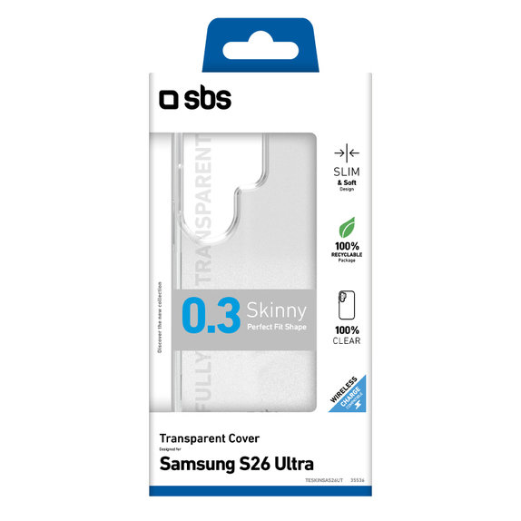 SBS - Skinny Case für Samsung Galaxy S26 Ultra, transparent