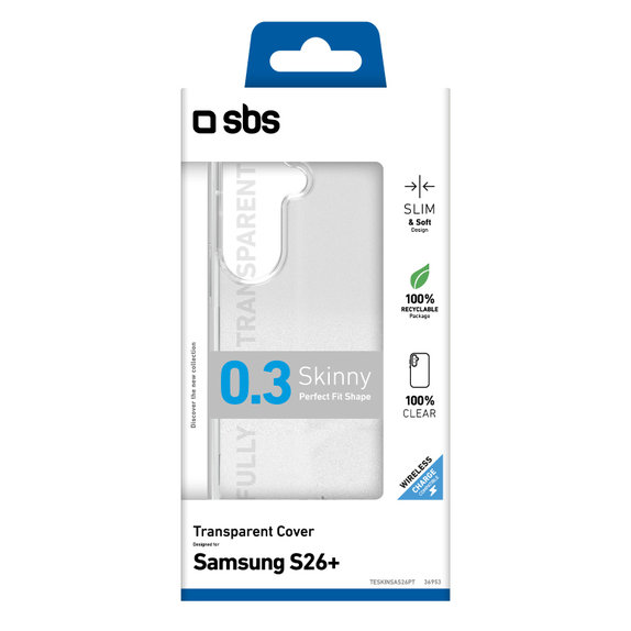 SBS - Skinny Case für Samsung Galaxy S26+, transparent