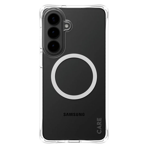 Hülle Samba mit weißem QI für Samsung Galaxy S26+, Transparent, PanzerGlass