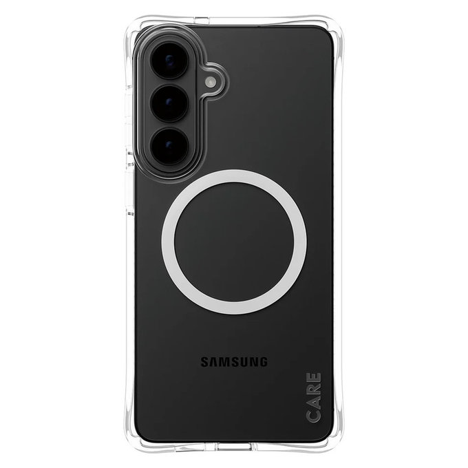 Hülle Samba mit weißem QI für Samsung Galaxy S26+, Transparent, PanzerGlass
