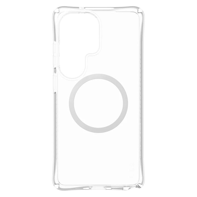 Hülle Samba mit weißem QI für Samsung Galaxy S26 Ultra, Transparent, PanzerGlass
