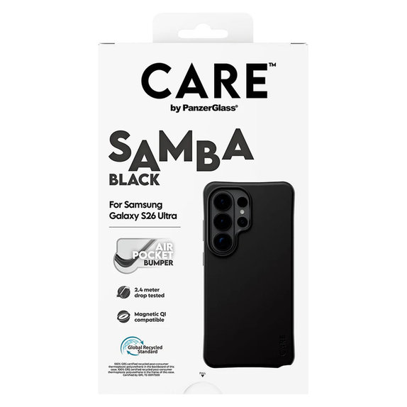 Hülle Samba mit QI für Samsung Galaxy S26 Ultra, Schwarz, PanzerGlass