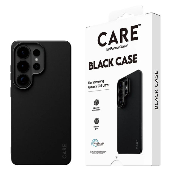 Hülle TPU für Samsung Galaxy S26 Ultra, Schwarz, PanzerGlass