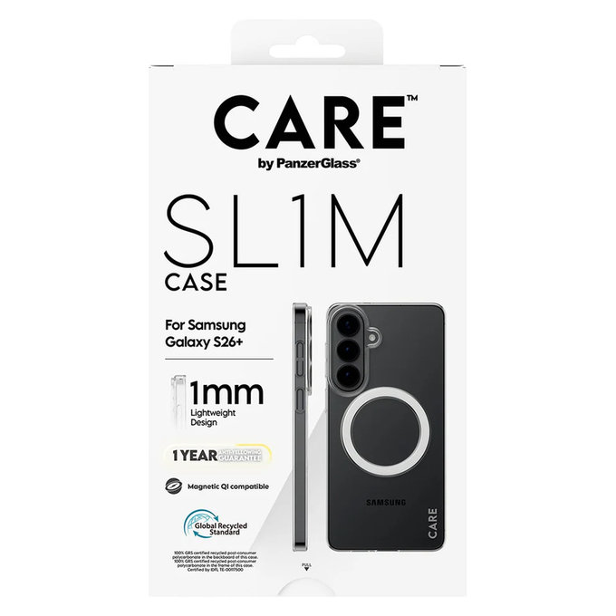 Hülle SL1M für Samsung Galaxy S26+, Transparent, PanzerGlass