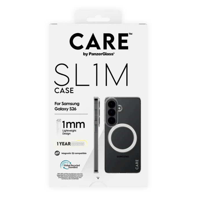 Hülle SL1M für Samsung S26, transparent, CARE