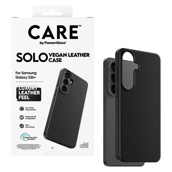 Hülle Solo für Samsung Galaxy S26+, Schwarz, PanzerGlass
