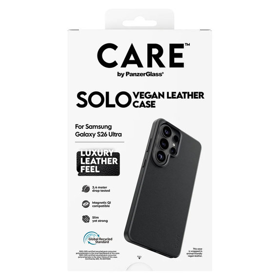 Hülle Solo für Samsung Galaxy S26 Ultra, Schwarz, PanzerGlass