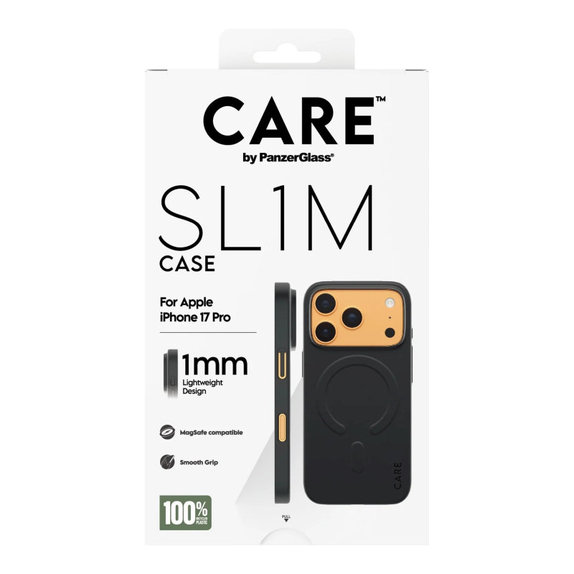 Hülle SL1M für iPhone 17 Pro, schwarz, PanzerGlass