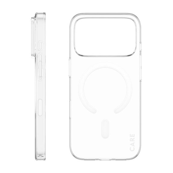 Hülle SL1M für iPhone 17 Pro, transparent, CARE