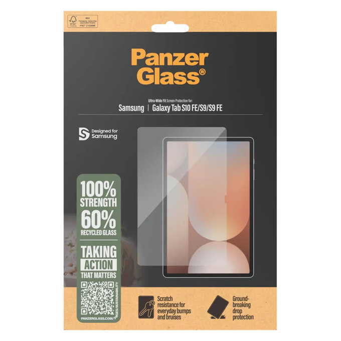 Panzerglas UWF für Samsung Galaxy Tab S10 FE/S9/S9 FE, Klar, PanzerGlass