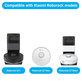 Ersatzteilset für Xiaomi Roborock Q7+, Q7 Max, Q7 Max+ (1x Hauptbürste, 2x Filter, 2x Seitenbürste – weiß)
