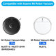 Ersatzteilset für Xiaomi Mi Robot Vacuum Mop 2 Pro, 2 Lite (1x Hauptbürste, 2x Filter, 2x Seitenbürste)