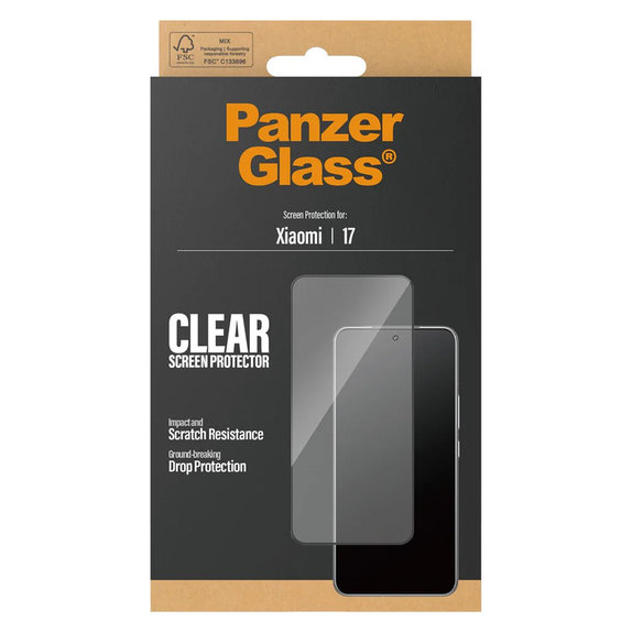 Panzerglas UWF für Xiaomi 17, Schwarz, PanzerGlass