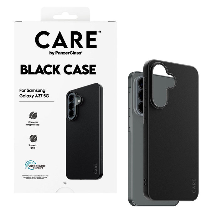 Hülle TPU für Samsung A37, schwarz, CARE