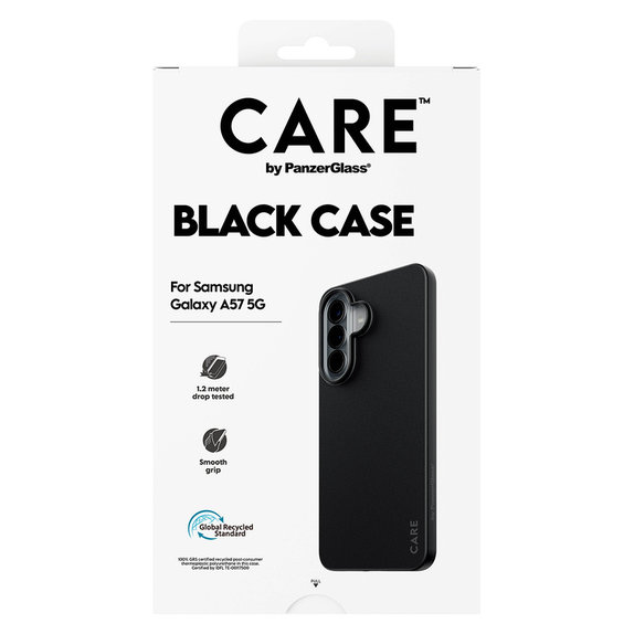 Hülle TPU für Samsung Galaxy A57, Schwarz, PanzerGlass
