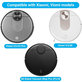 Ersatzteilset für Xiaomi Viomi V2, V2 Pro, V3, SE, Mi Robot Vacuum Mop Pro (P), 2S (2x Hauptbürste, 4x Filter, 4x Seitenbürste)