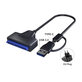 USB 3.0 / USB-C auf SATA Adapter für 2.5" und 3.5" HDD/SSD, mit Netzteil