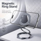 Klappbarer magnetischer Handy-Ringhalter, silber