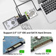 USB 3.0 auf SATA / IDE Adapter für 2.5" und 3.5" HDD/SSD und optische Laufwerke