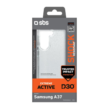SBS - Hülle Extreme Active D3O für Samsung Galaxy A37, schwarz