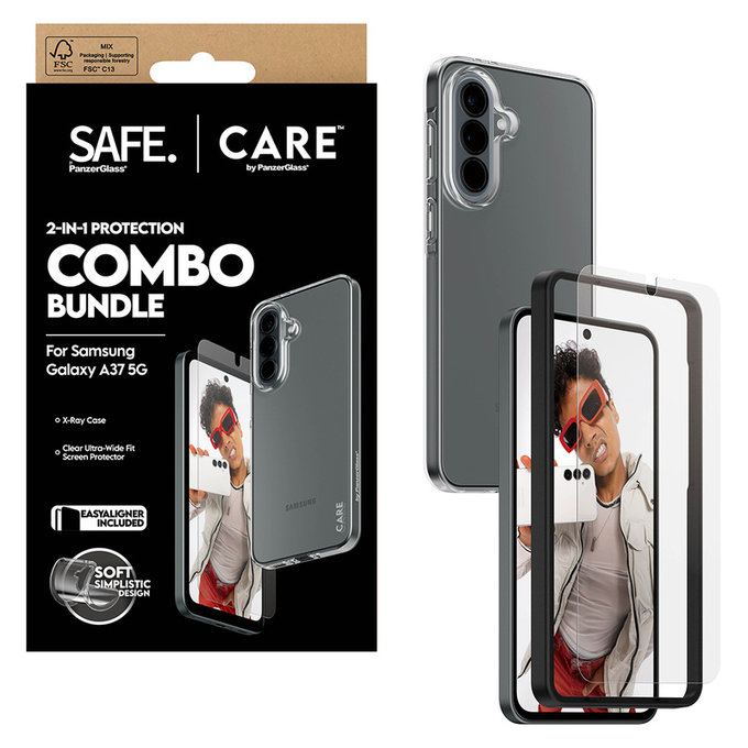 Bundle 2-in-1 für Samsung Galaxy A37, PanzerGlass
