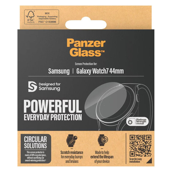 Panzerglas UWF für Samsung Galaxy Watch7 44 mm, Klar, PanzerGlass