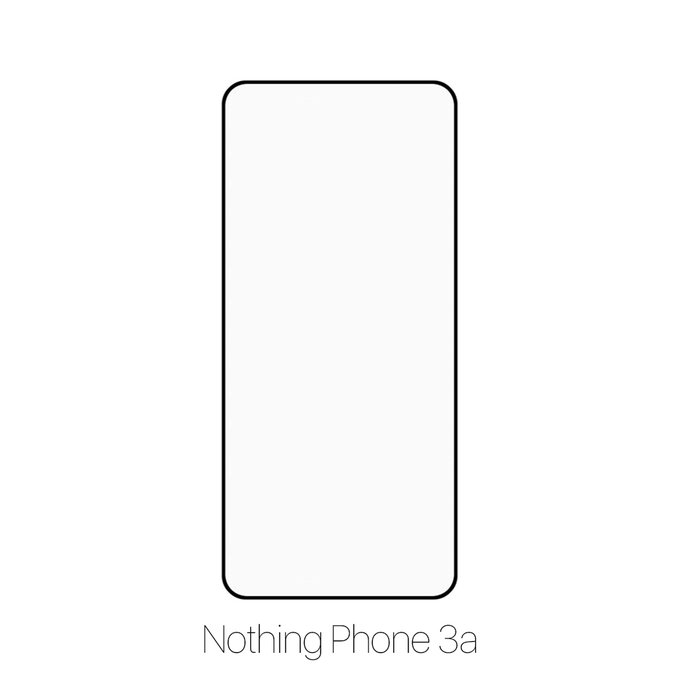 FixPremium FullCover Glass - Gehärtetes Glas für Nothing Phone (3a)