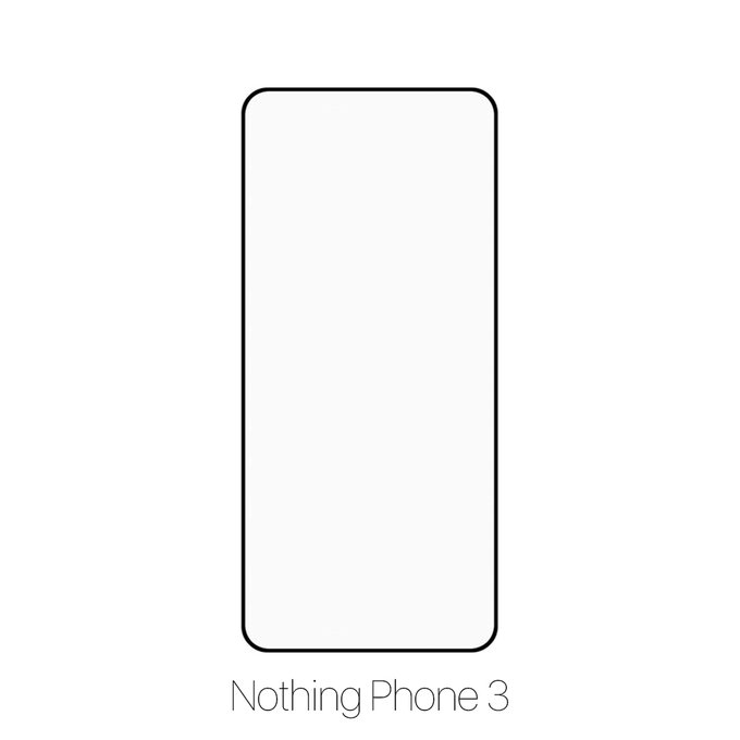 FixPremium FullCover Glass - Gehärtetes Glas für Nothing Phone 3