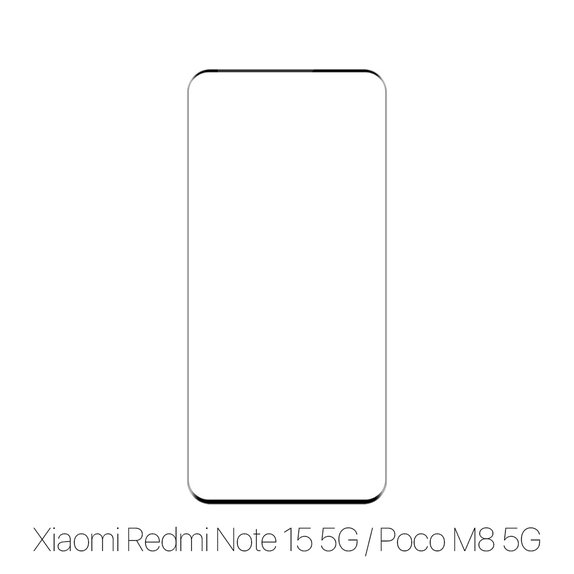 FixPremium FullCover Glass - Gehärtetes Glas für Xiaomi Redmi Note 15 5G, Poco M8 5G