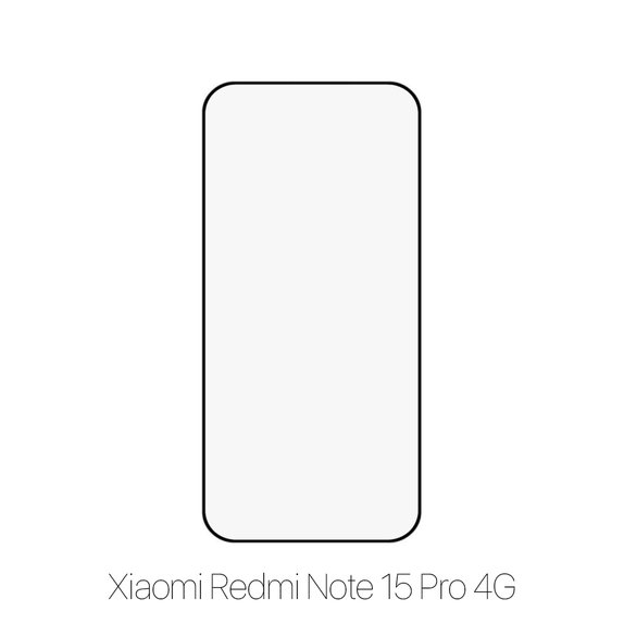 FixPremium FullCover Glass - Gehärtetes Glas für Xiaomi Redmi Note 15 Pro 4G