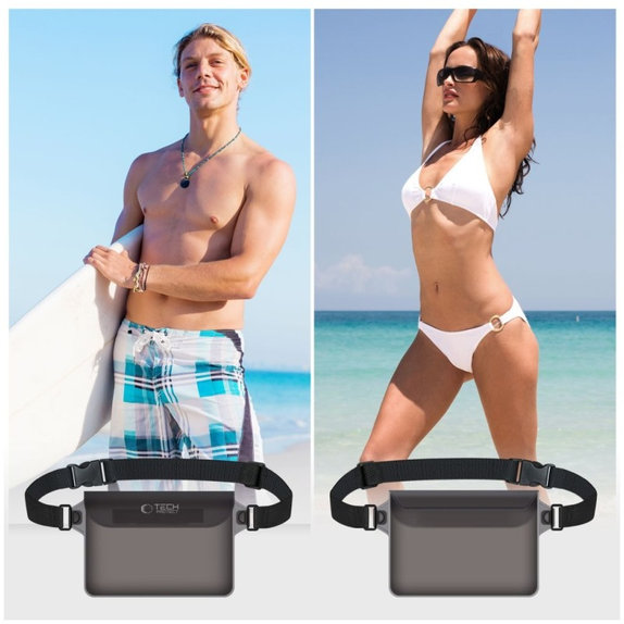 Wasserdichte Hülle UWP10 10 Inch, schwarz/transparent, Tech-Protect