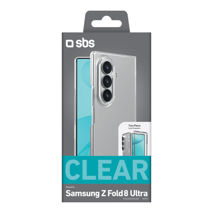 Hülle Crystal für Samsung Galaxy Z Fold8 Ultra, Transparent, SBS