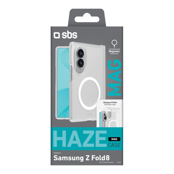 Hülle Haze Mag für Samsung Galaxy Z Fold8, Transparent, SBS