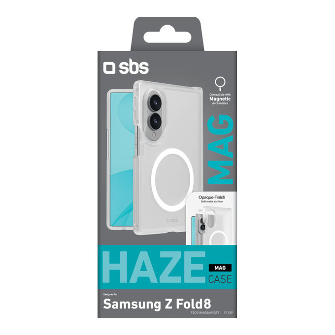 Hülle Haze Mag für Samsung Galaxy Z Fold8, Transparent, SBS