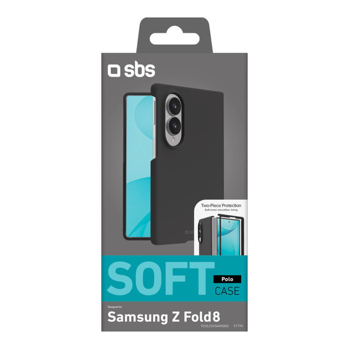 Hülle Instinct für Samsung Galaxy Z Fold8, Schwarz, SBS