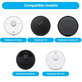 Ersatzteilset für Xiaomi Roborock S5 Max, S6, S6 MaxV, S6 Pure, Xiaowa E3 (1x Hauptbürste, 2x Filter, 2x Seitenbürste – weiß, 2x Wischtuch)